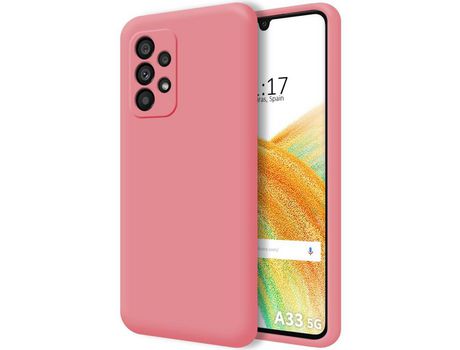 Funda para Samsung Galaxy A33 5G TUMUNDOSMARTPHONE Silicona Líquida Rosa
