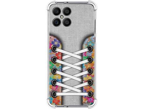Funda para Huawei Honor X8 TUMUNDOSMARTPHONE Dibujos Antigolpes Zapatillas 04 Multicolor