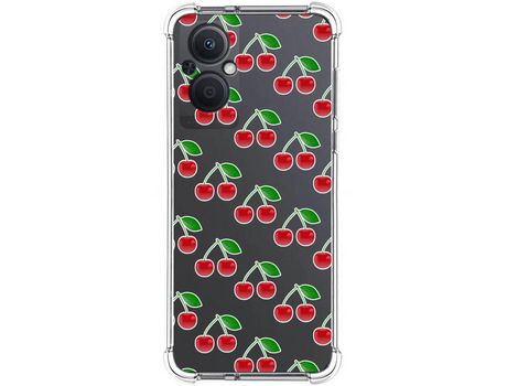 Funda para Oppo A96 5G TUMUNDOSMARTPHONE Dibujos Antigolpes Cerezas Multicolor