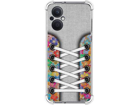 Funda para Oppo A96 5G TUMUNDOSMARTPHONE Dibujos Antigolpes Zapatillas 04 Multicolor