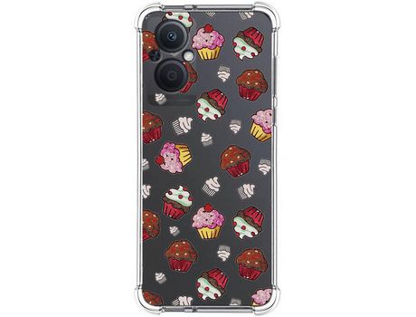 Funda para Oppo A96 5G TUMUNDOSMARTPHONE Dibujos Antigolpes Muffins Multicolor