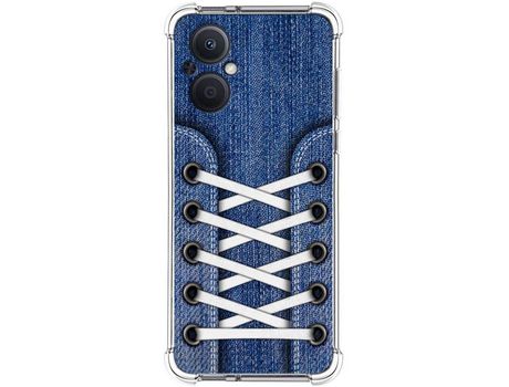 Funda para Oppo A96 5G TUMUNDOSMARTPHONE Dibujos Antigolpes Zapatillas 01 Multicolor