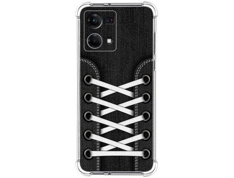Funda para Oppo Reno 7 4G TUMUNDOSMARTPHONE Dibujos Antigolpes Zapatillas 02 Multicolor