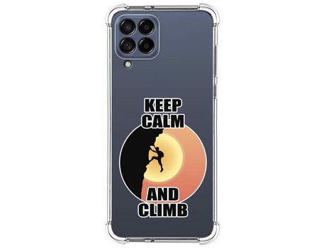 Funda para Samsung Galaxy M53 5G TUMUNDOSMARTPHONE Dibujos Antigolpes Hombre Escalada Multicolor