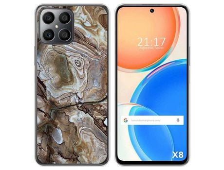 Funda para Huawei Honor X8 TUMUNDOSMARTPHONE Dibujos Mármol 14 Multicolor