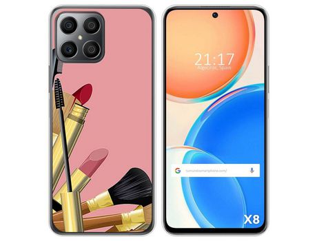 Funda para Huawei Honor X8 TUMUNDOSMARTPHONE Dibujos Brochas Multicolor
