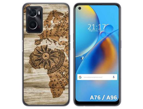 Funda para Oppo A76 / A96 TUMUNDOSMARTPHONE Dibujos Madera 07 Multicolor