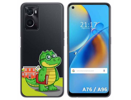 Funda para Oppo A76 / A96 TUMUNDOSMARTPHONE Dibujos Transparente Coco Multicolor