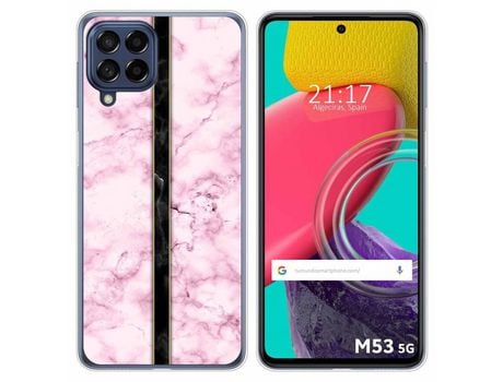 Funda para Samsung Galaxy M53 5G TUMUNDOSMARTPHONE Dibujos Mármol 04 Multicolor
