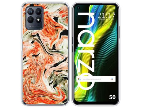 Funda para Realme Narzo 50 TUMUNDOSMARTPHONE Dibujos Mármol 12 Multicolor
