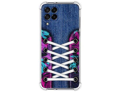 Funda para Samsung Galaxy M33 5G TUMUNDOSMARTPHONE Dibujos Antigolpes Zapatillas 06 Multicolor
