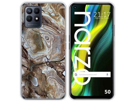Funda para Realme Narzo 50 TUMUNDOSMARTPHONE Dibujos Mármol 14 Multicolor