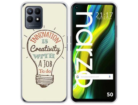 Funda para Realme Narzo 50 TUMUNDOSMARTPHONE Dibujos Creativity Multicolor