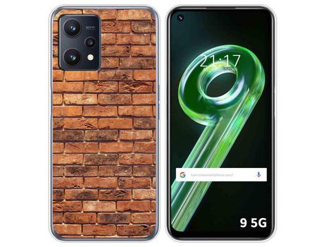 Funda para Realme 9 5G TUMUNDOSMARTPHONE Dibujos Ladrillo 04 Multicolor