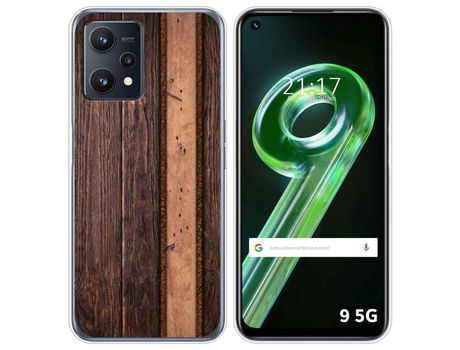 Funda para Realme 9 5G TUMUNDOSMARTPHONE Dibujos Madera 05 Multicolor