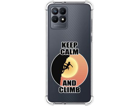 Funda para Realme Narzo 50 TUMUNDOSMARTPHONE Dibujos Antigolpes Mujer Escalada Multicolor