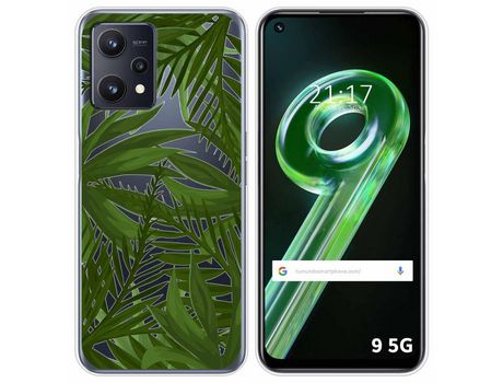 Funda para Realme 9 5G TUMUNDOSMARTPHONE Dibujos Transparente Jungla Multicolor