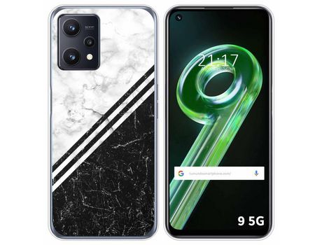 Funda para Realme 9 5G TUMUNDOSMARTPHONE Dibujos Mármol 01 Multicolor
