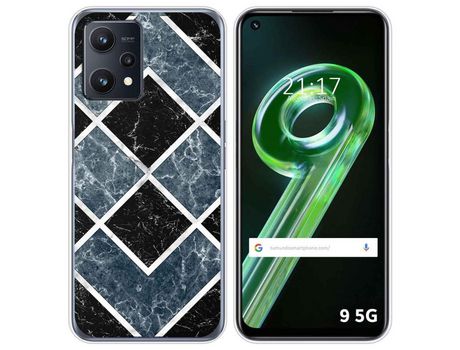 Funda para Realme 9 5G TUMUNDOSMARTPHONE Dibujos Mármol 06 Multicolor