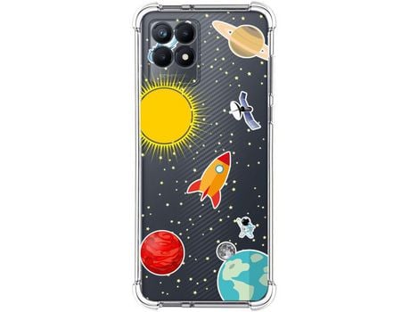 Funda para Realme Narzo 50 TUMUNDOSMARTPHONE Dibujos Antigolpes Espacio Multicolor
