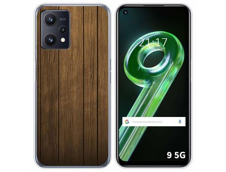Funda para Realme 9 5G TUMUNDOSMARTPHONE Dibujos Madera Multicolor