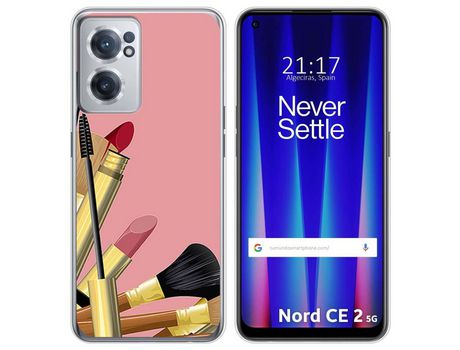 Funda para Oneplus Nord CE 2 5G TUMUNDOSMARTPHONE Dibujos Brochas Multicolor