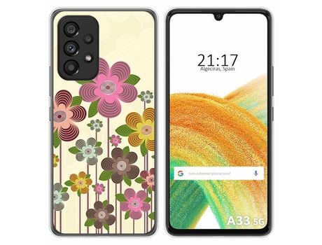 Funda para Samsung Galaxy A33 5G TUMUNDOSMARTPHONE Dibujos Primavera En Flor Multicolor