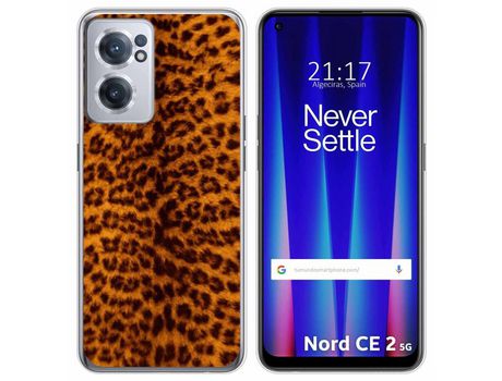 Funda para Oneplus Nord CE 2 5G TUMUNDOSMARTPHONE Dibujos Animal 03 Multicolor