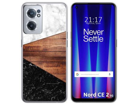 Funda para Oneplus Nord CE 2 5G TUMUNDOSMARTPHONE Dibujos Mármol 11 Multicolor