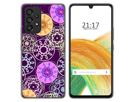Funda para Samsung Galaxy A33 5G TUMUNDOSMARTPHONE Dibujos Radial Multicolor