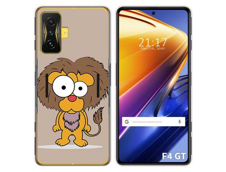 Funda para Xiaomi Poco F4 GT 5G TUMUNDOSMARTPHONE Dibujos León Multicolor