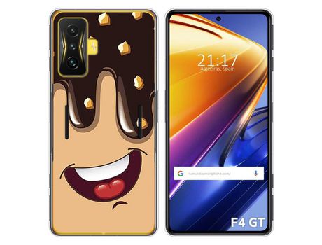 Funda para Xiaomi Poco F4 GT 5G TUMUNDOSMARTPHONE Dibujos Helado Chocolate Multicolor