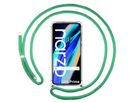 Funda para Realme Narzo 50A Prime TUMUNDOSMARTPHONE Colgante Verde
