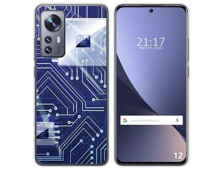 Funda para Xiaomi 12 / 12X 5G TUMUNDOSMARTPHONE Dibujos Circuito Multicolor