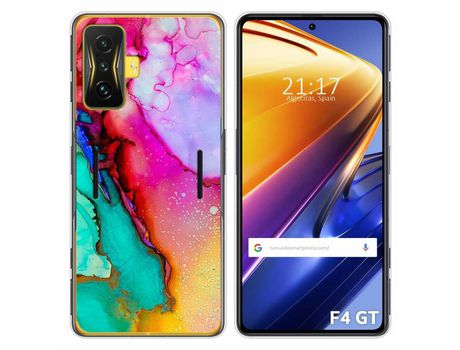 Funda para Xiaomi Poco F4 GT 5G TUMUNDOSMARTPHONE Dibujos Mármol 15 Multicolor