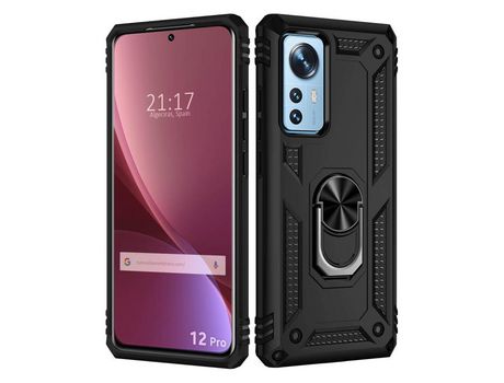 Funda para Xiaomi 12 Pro 5G TUMUNDOSMARTPHONE Tough Armor Negro