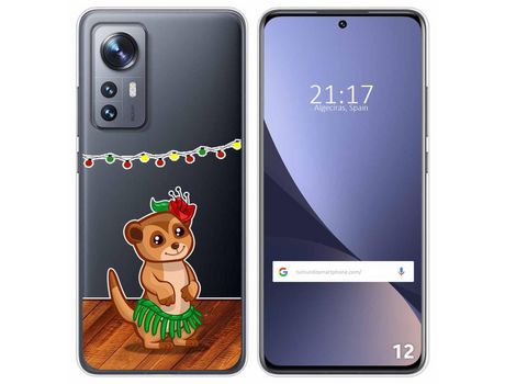 Funda para Xiaomi 12 / 12X 5G TUMUNDOSMARTPHONE Dibujos Transparente Suricata Multicolor
