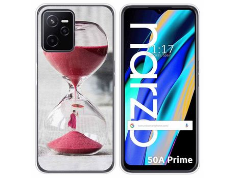 Funda para Realme Narzo 50A Prime TUMUNDOSMARTPHONE Dibujos Reloj Multicolor