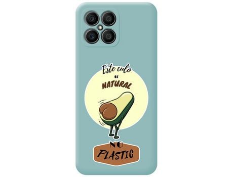 Funda para Huawei Honor X8 TUMUNDOSMARTPHONE Silicona Líquida Dibujos Natural Azul