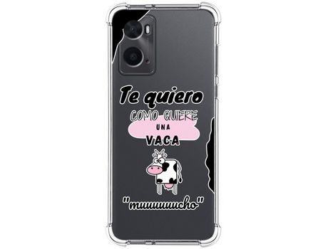 Funda para Oppo A76 / A96 TUMUNDOSMARTPHONE Dibujos Antigolpes Vaca Multicolor