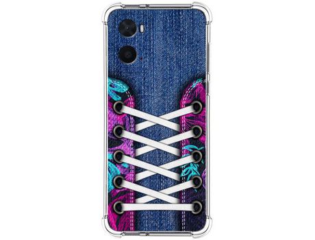 Funda para Oppo A76 / A96 TUMUNDOSMARTPHONE Dibujos Antigolpes Zapatillas 06 Multicolor