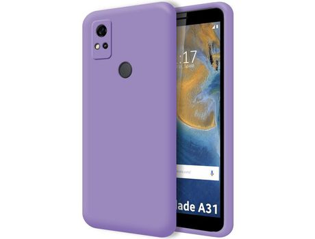 Funda para ZTE Blade A31 TUMUNDOSMARTPHONE Silicona Líquida Morado