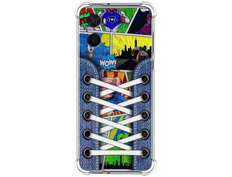 Funda para Oppo A76 / A96 TUMUNDOSMARTPHONE Dibujos Antigolpes Zapatillas 14 Multicolor