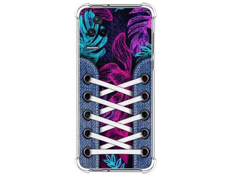 Funda para Xiaomi Poco F4 5G TUMUNDOSMARTPHONE Dibujos Antigolpes Zapatillas 07 Multicolor
