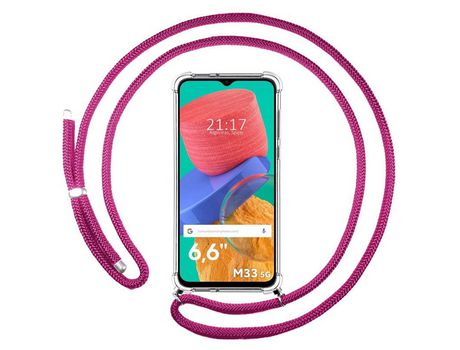 Funda para Samsung Galaxy M33 5G TUMUNDOSMARTPHONE Colgante Rosa