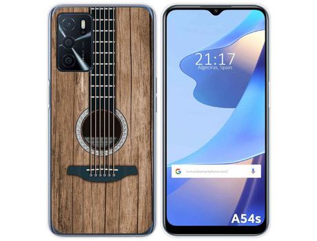 Funda para Oppo A54s TUMUNDOSMARTPHONE Dibujos Madera 11 Multicolor