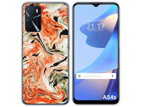 Funda para Oppo A54s TUMUNDOSMARTPHONE Dibujos Mármol 12 Multicolor