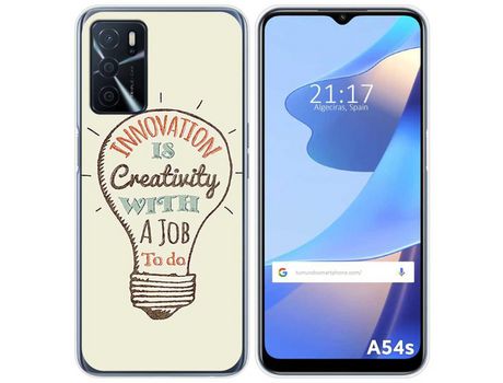 Funda para Oppo A54s TUMUNDOSMARTPHONE Dibujos Creativity Multicolor