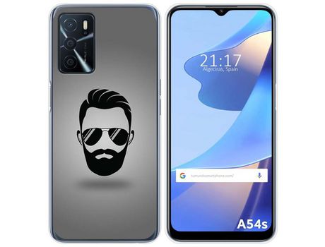 Funda para Oppo A54s TUMUNDOSMARTPHONE Dibujos Barba Multicolor