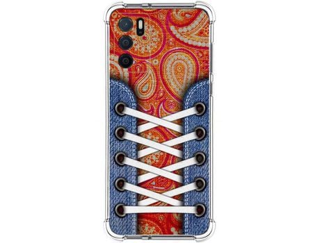 Funda para Oppo A54s TUMUNDOSMARTPHONE Dibujos Antigolpes Zapatillas 10 Multicolor